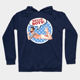 Hello Boys - blue moon Hoodie